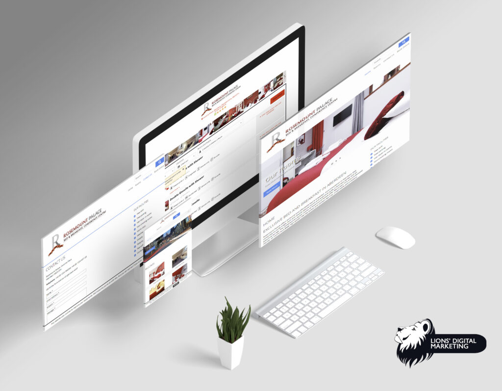 Website design and management Aberdeen for RP