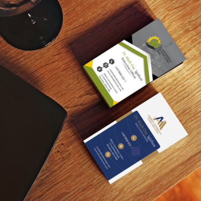 Business card design and print Aberdeen for ACES